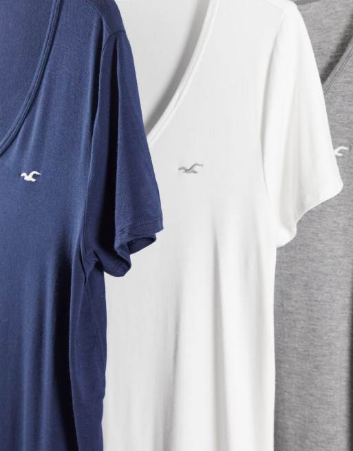 Camisetas basicas new arrivals hollister