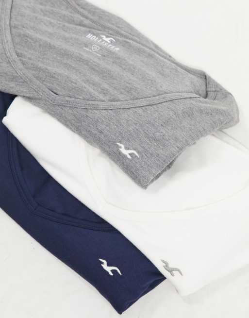 Camisetas basicas hollister clearance