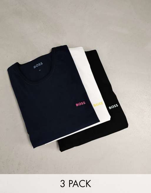 Pack de 3 camisetas de colores de BOSS Bodywear