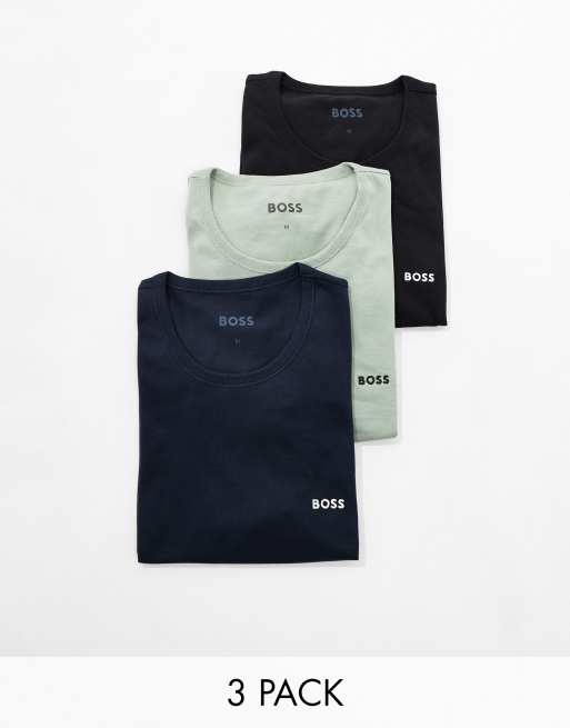 Pack de 3 camisetas de varios colores de BOSS Bodywear