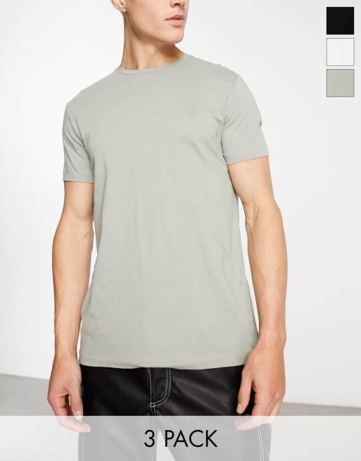 Pack de 3 camisetas de varios colores Tonic de AllSaints
