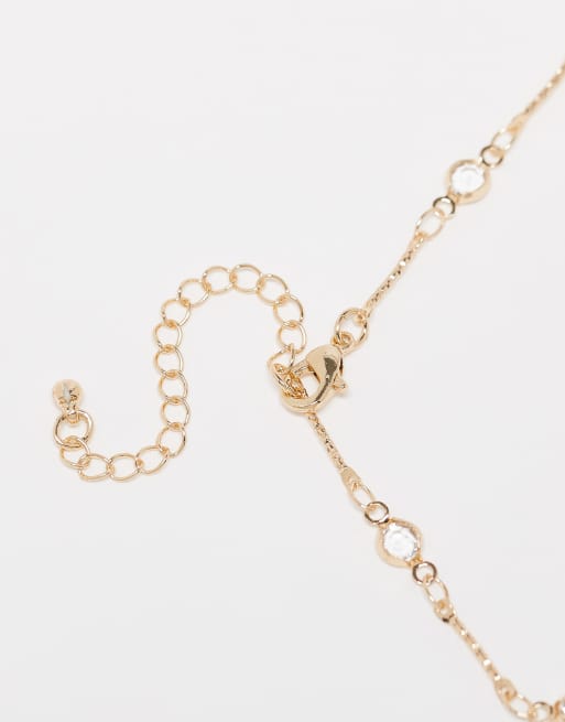 Pack de 3 collares dorados con barra en forma de T y detalle de estrella de ASOS DESIGN, 3 de 3
