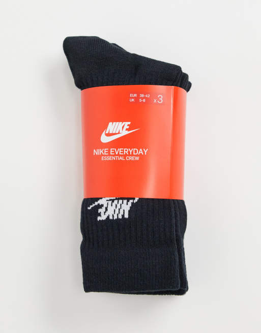 Pack de pares de calcetines altos con logo Futura de Nike |