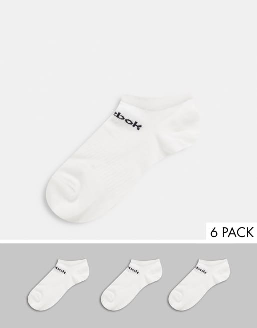 Pack de 3 pares de calcetines bajos blancos de Reebok Training