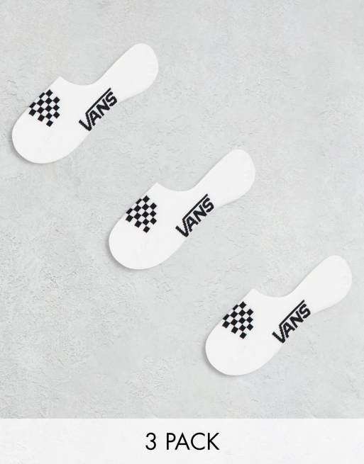 Pack de 3 pares de calcetines blancos Canoodle de Vans Classic