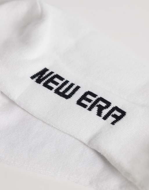 Pack de 3 pares de calcetines blancos con logo de bandera de New Era, 3 de 3