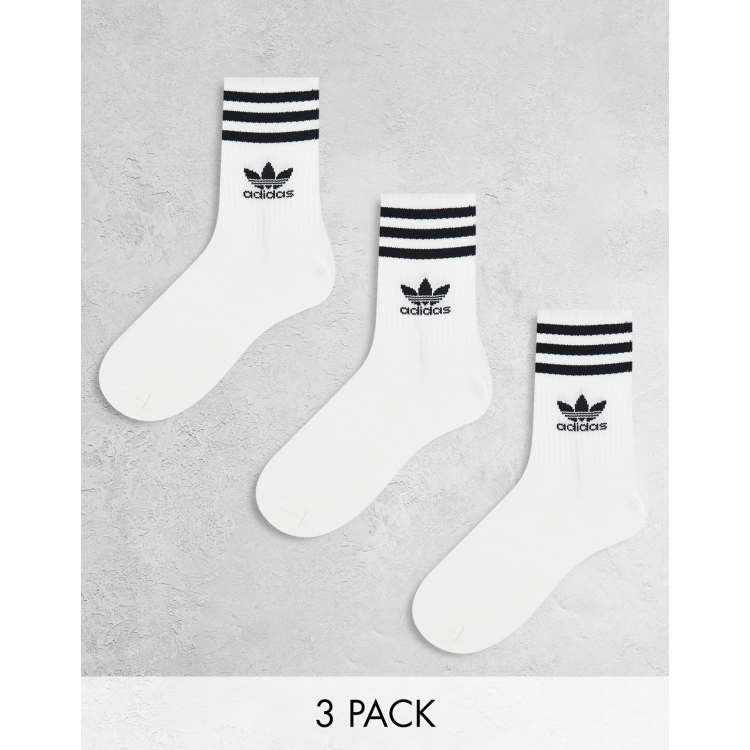 Calcetines Invisibles 3 Pares (UNISEX) - Blanco adidas