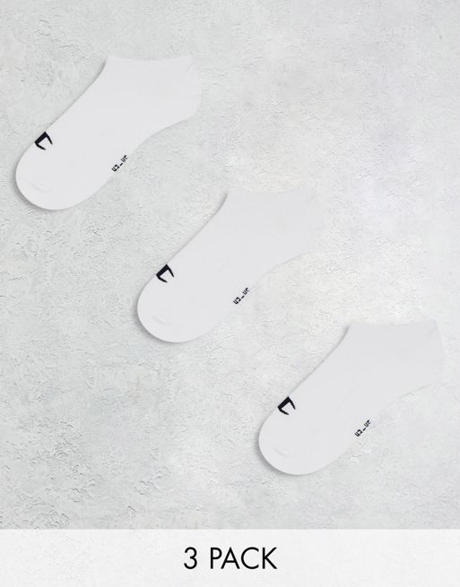 Pack de 3 pares de calcetines blancos para zapatillas de deporte de Champion
