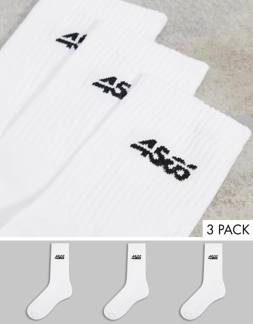 Pack de 3 pares de calcetines deportivos con acabado antibacteriano de ASOS 4505