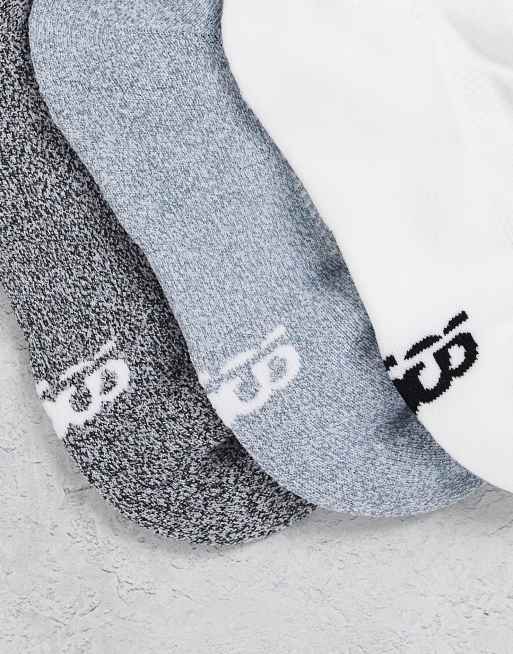 Pack de 3 pares de calcetines deportivos con acabado antibacteriano y logo de ASOS 4505 , 2 de 4