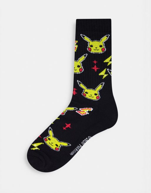 Pack de 3 pares de calcetines deportivos con diseño de Pikachu de Pokémon de ASOS DESIGN, 4 de 4