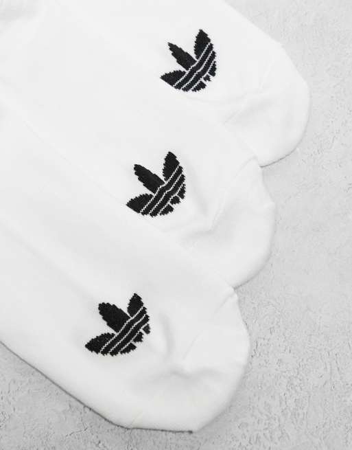 Pack de 3 pares de calcetines deportivos de varios colores con trébol adicolor de adidas Originals, 3 de 3