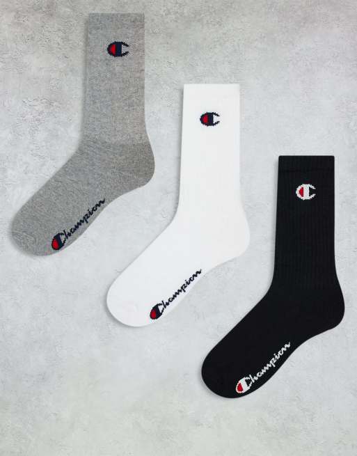 Pack de 3 pares de calcetines deportivos de varios colores de Champion  