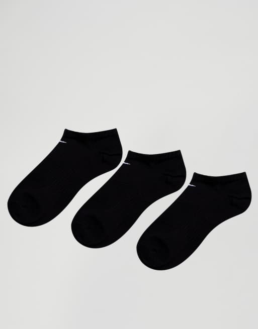 Pack de 3 pares de calcetines invisibles ligeros de Nike