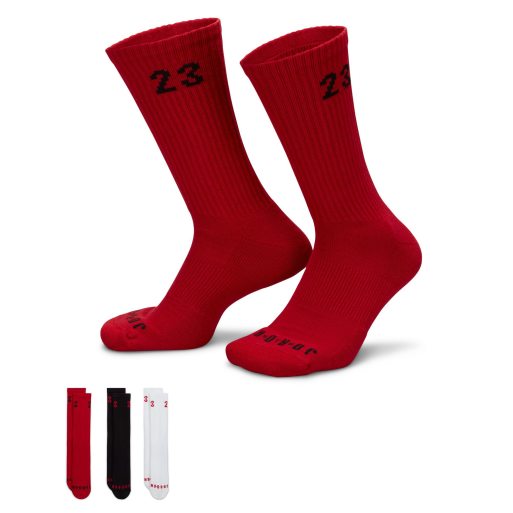 Pack de 3 pares de calcetines multicolor de media caña de Jordan Essentials