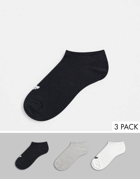 Pack de 3 pares de calcetines multicolores para zapatillas de deporte adicolor Trefoil de adidas Originals - view 1