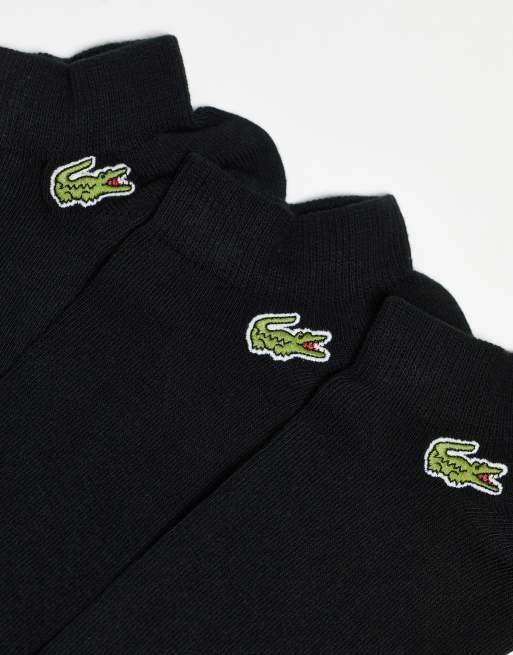 Pack de 3 pares de calcetines negros de Lacoste, 3 de 4