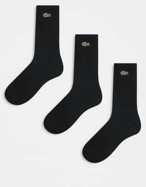 Pack de 3 pares de calcetines negros de Lacoste - view 1