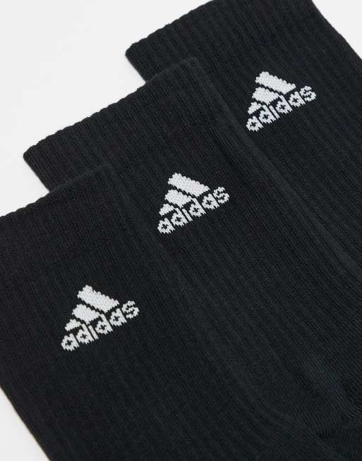 Pack de 3 pares de calcetines negros deportivos de adidas Training, 2 de 3