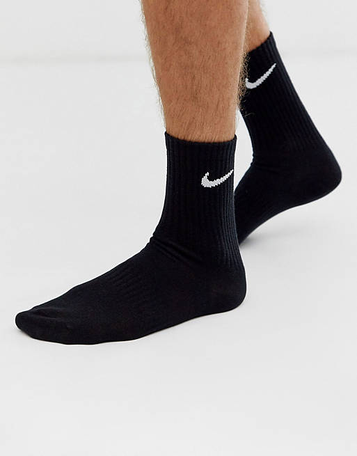 Mal caja registradora Post impresionismo Pack de 3 pares de calcetines negros ligeros de Nike Training | ASOS