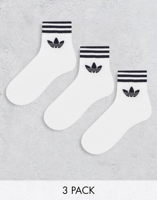 Calcetines Tobilleros 3 Pares - Negro adidas