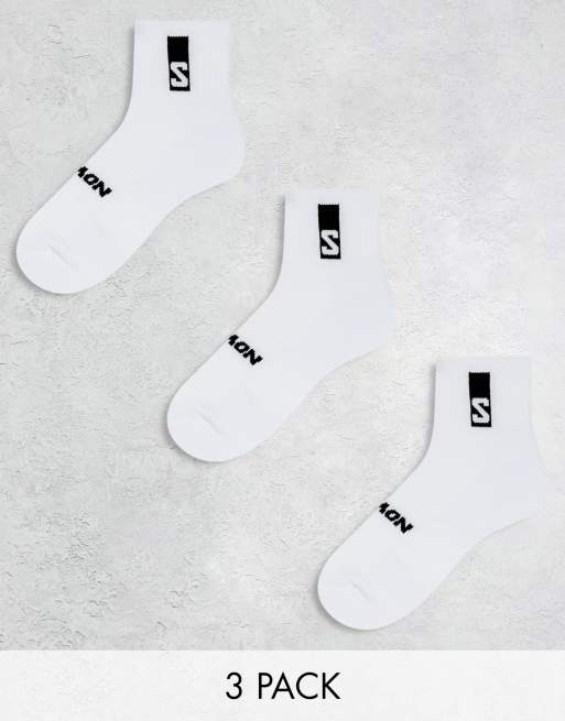 Pack de 3 pares de calcetines tobilleros blancos Color Blanco