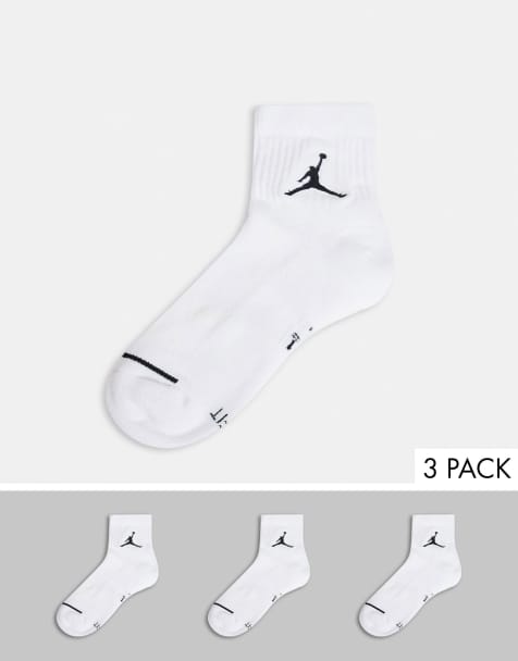 Pack de 3 pares de calcetines tobilleros blancos Everyday Max de Jordan - view 1