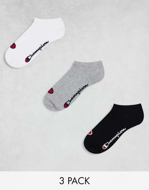 Pack de 3 pares de calcetines tobilleros de varios colores de Champion  