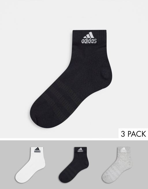 PACK de 3 pares de calcetines tobilleros de Adidas