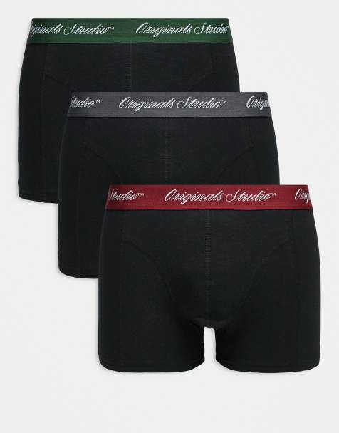 Pack de 3 pares de calzoncillos en negro de Jack & Jones - view 1