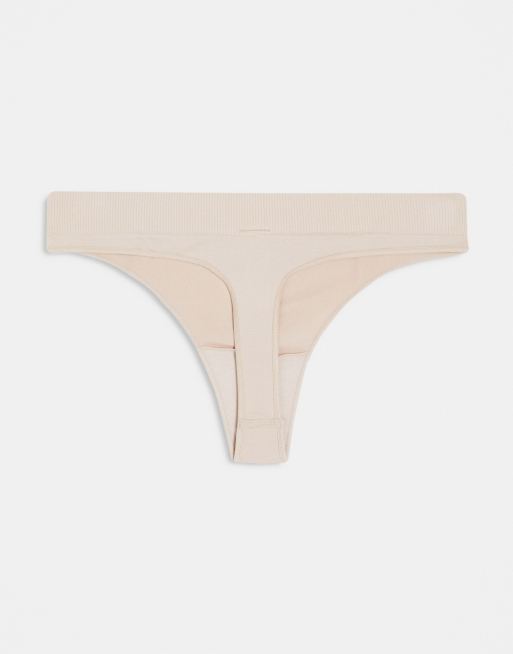 Pack de 3 tangas beis Cat de Weekday, 2 de 4