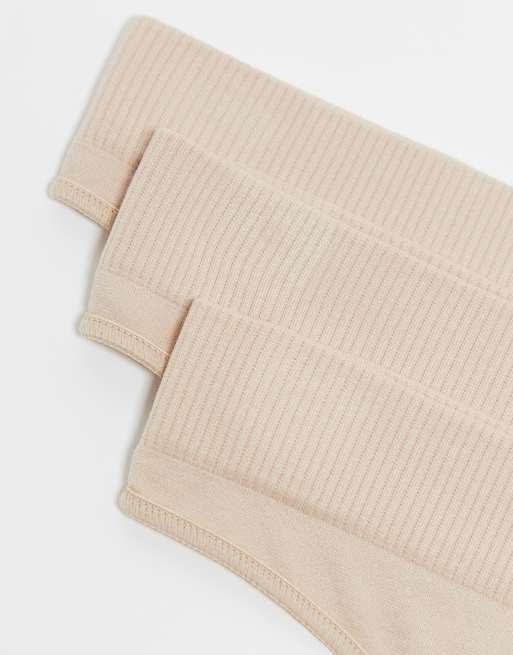 Pack de 3 tangas beis Cat de Weekday, 4 de 4
