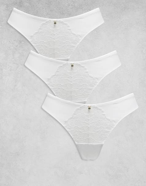 Pack de 3 tangas blancos de encaje Sexy Lace de Ann Summers - view 1