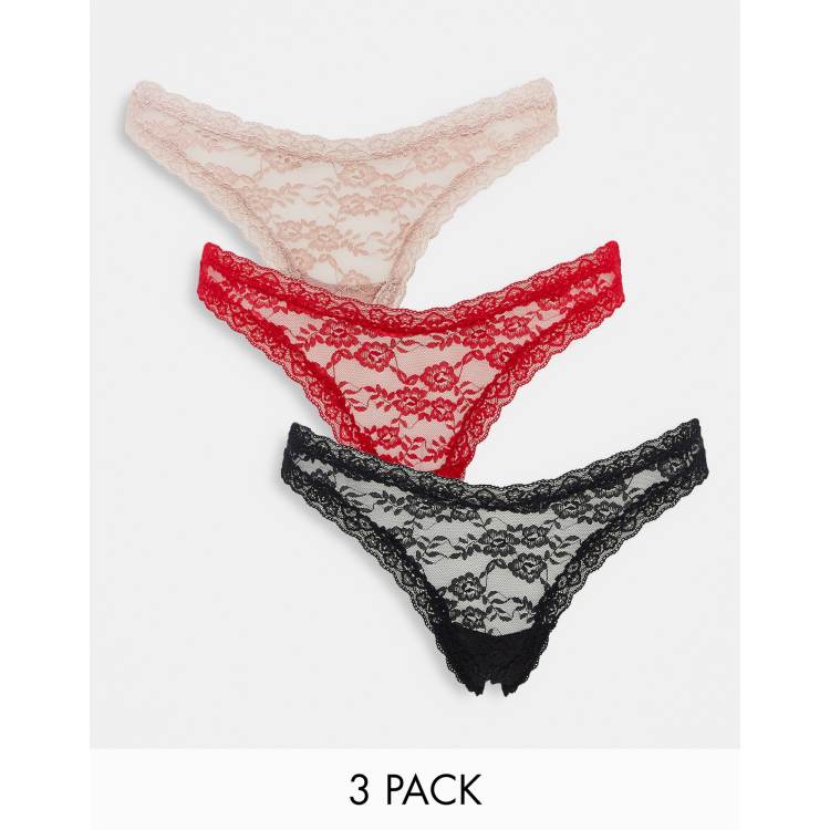 Tangas color rojo clearance