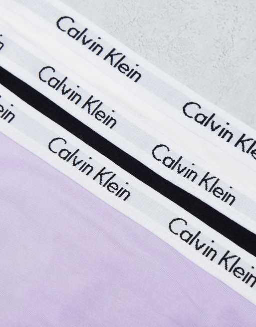 Pack de 3 tangas de varios colores de talle alto de Calvin Klein, 3 de 4