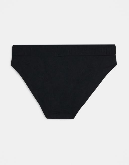 Pack de 3 braguitas negras sin costuras Cat de Weekday, 3 de 4