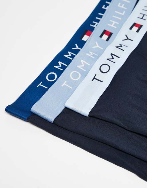 Pack de 3 calzoncillos azul marino con cinturillas azules Original de Tommy Hilfiger, 2 de 3