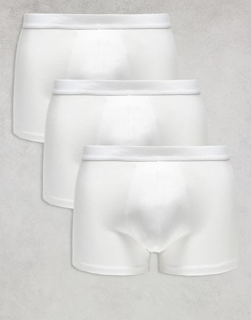 Pack de 3 calzoncillos bóxer blanco triple de Mango