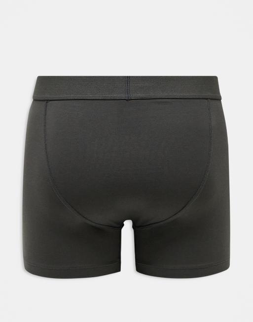 Pack de 3 calzoncillos bóxer de color negro y gris de Weekday, 2 de 3
