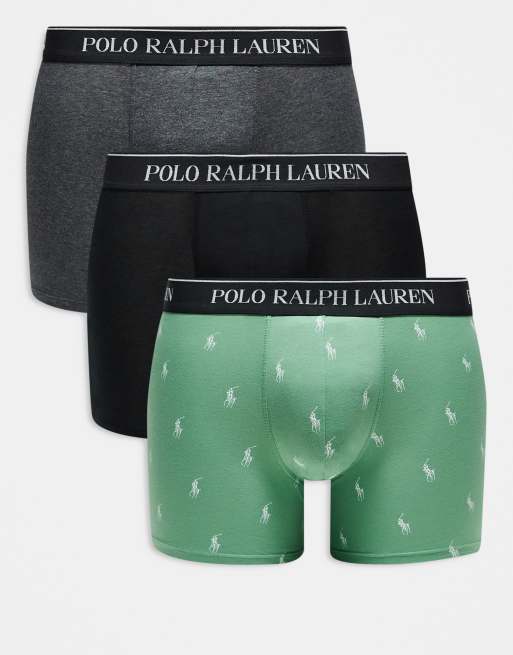 Pack de 3 calzoncillos bóxer de varios colores de Polo Ralph Lauren