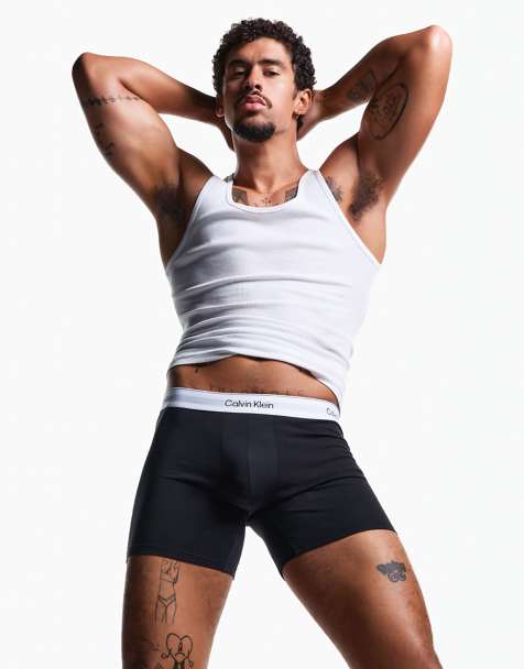 Pack de 3 calzoncillos bóxer negros de algodón elástico Icon Cotton Stretch de Calvin Klein - view 1