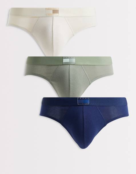 Pack de 3 calzoncillos de color azul, crema y caqui Heritage de Tommy Hilfiger - view 1