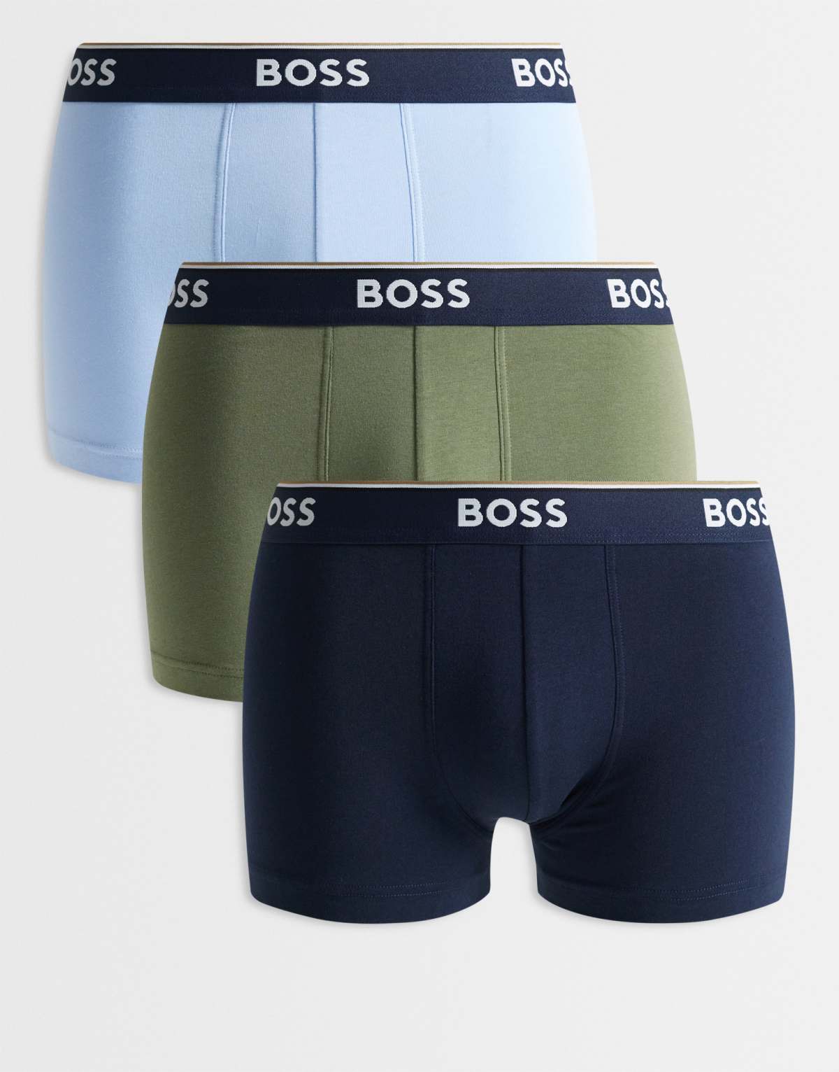 BOSS Bodywear Pack de 3 calzoncillos de varios colores con cinturilla en contraste Power de