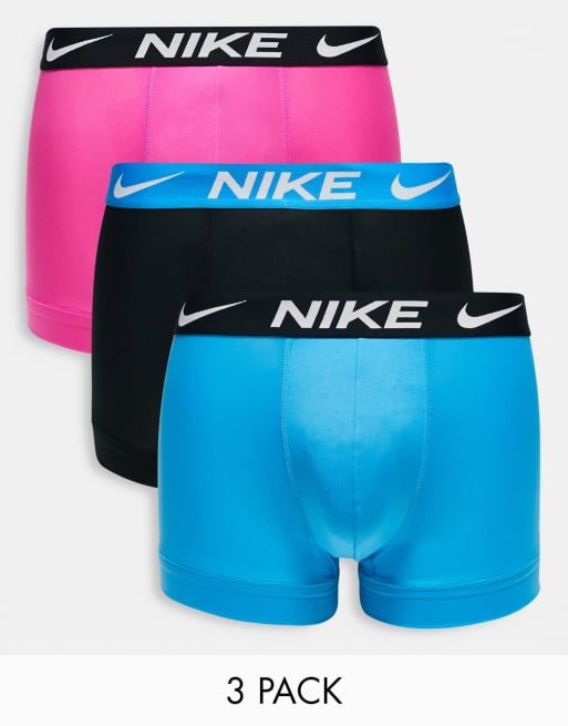 Pack de 3 calzoncillos de varios colores de microfibra Dri-FIT de Nike