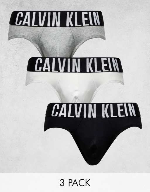Pack de 3 calzoncillos de varios colores elásticos de algodón Intense Power de Calvin Klein