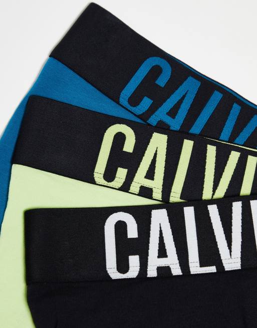 Pack de 3 calzoncillos de varios colores elásticos de algodón Intense Power de Calvin Klein, 4 de 4
