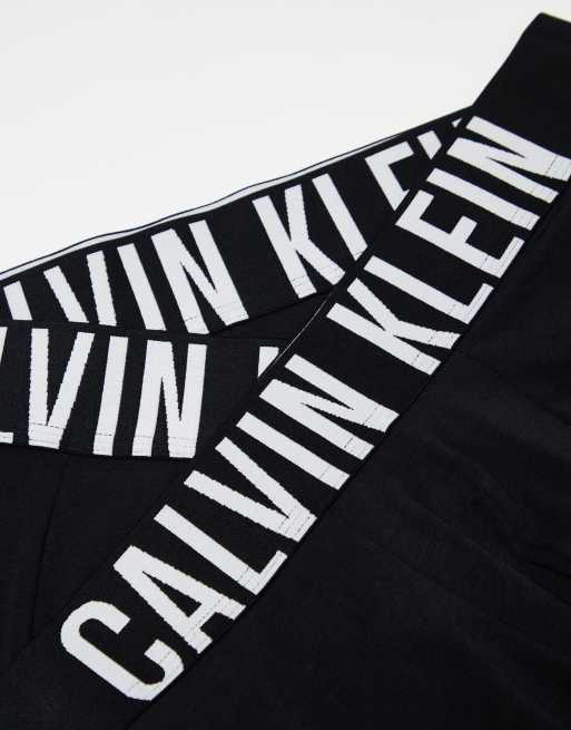 Pack de 3 calzoncillos negros elásticos de algodón Intense Power de Calvin Klein, 4 de 5
