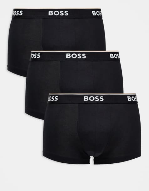 Pack de 3 calzoncillos negros elásticos de Boss Bodywear - view 1