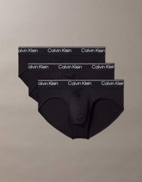 Pack de 3 calzoncillos slip negros Micro Stretch de Calvin Klein - view 1