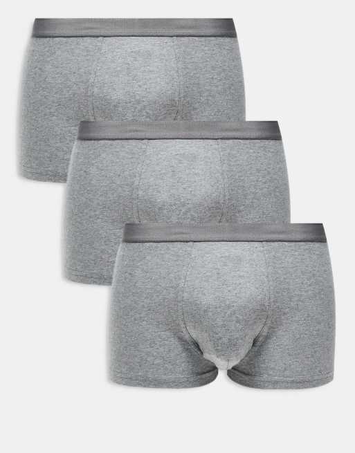 Pack de 3 calzoncillos tipo bóxer gris jaspeado premium de ARKET